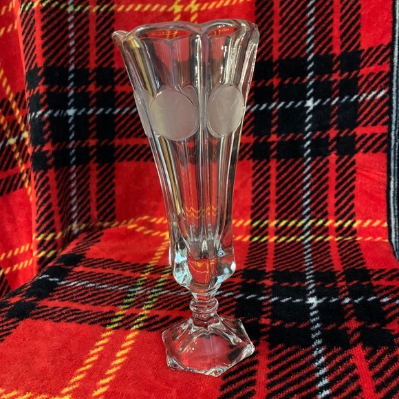 Fostoria Clear Glass Vase. - Picture 1 of 8